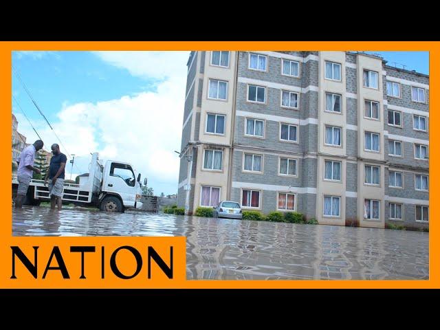 360 Degrees Estate in Syokimau flooded after heavy rains