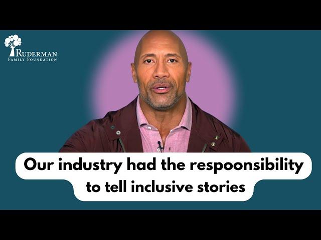 Dwayne Johnson Joins the Ruderman Family Foundation to Promote Disability Inclusion