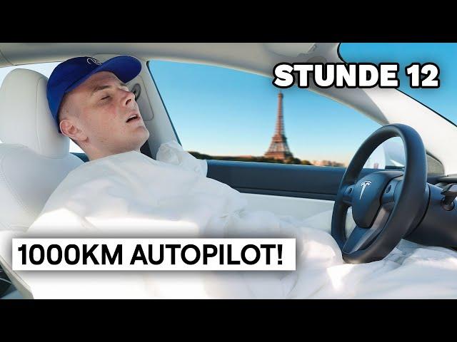 1000km TESLA Autopilot Test! | DAVE