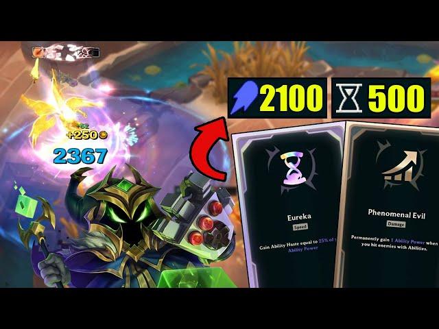 2100 AP and 500 ability haste Veigar *Luckiest cards*