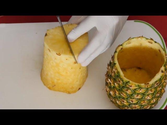 The Best Way to Cut and Serve Pineapple I love this technique.