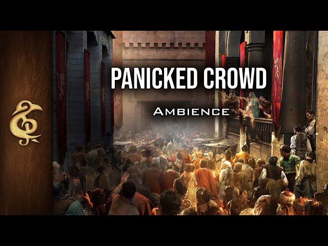 Panicking Crowd | Realistic Ambience | 1 Hour #DnD #RPG