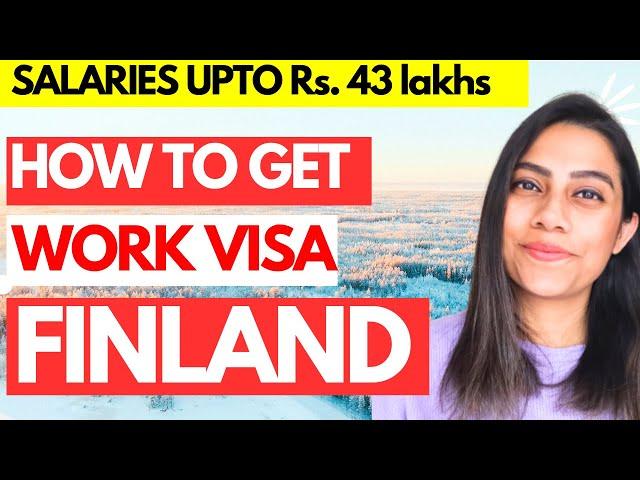 How to get a Job with WORK Sponsorship VISA in FINLAND 2024 | Where to move if not UK
