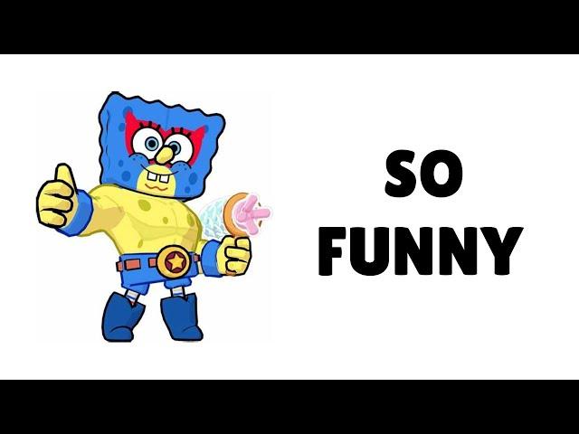 Spongebob El Primo Funny Powerup In Brawl Stars