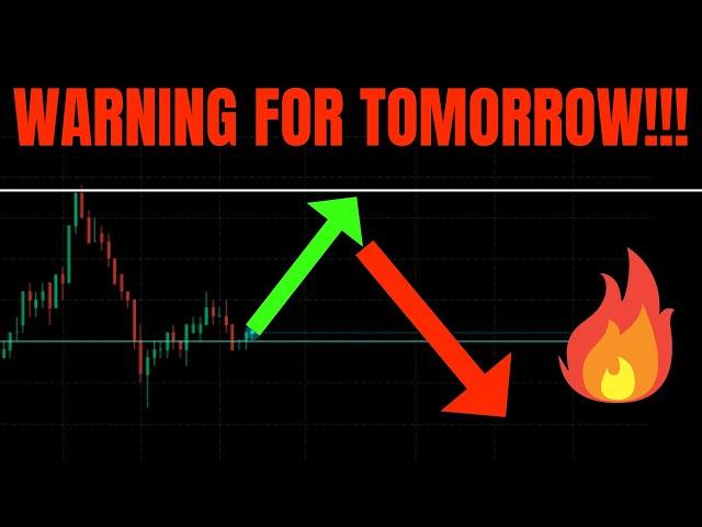  WARNING FOR TOMORROW! TSLA, SPY, ES, NVDA, AAPL, COIN, QQQ, AMZN, MSFT, AMD, & META PREDICTIONS! 