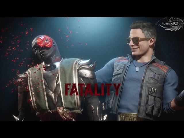 MORTAL KOMBAT 11 Johnny Cage Fatal Blow & Fatalities Showcase (MK11 Johnny Cage)