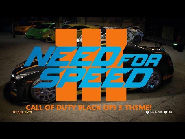 Need For Speed 2015-Black Ops 3 Themed Car!