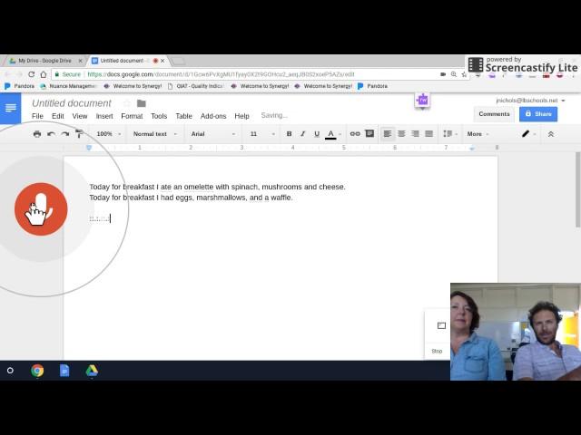 Speech to Text Instruction on a Chromebook with Voice Typing