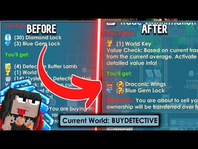 Growtopia | Buy/Sell (BUYDETECTIVE) INSANE PROFITS!