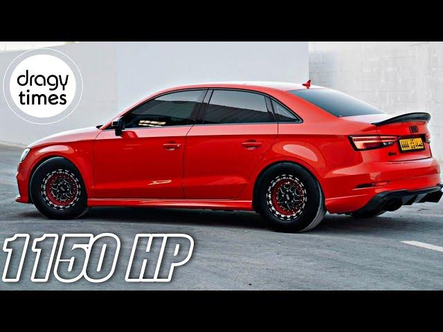 1150 HP Audi RS3 8V Sedan | Acceleration 100-200-200-250 Km/h & 60-130-100-150 mph