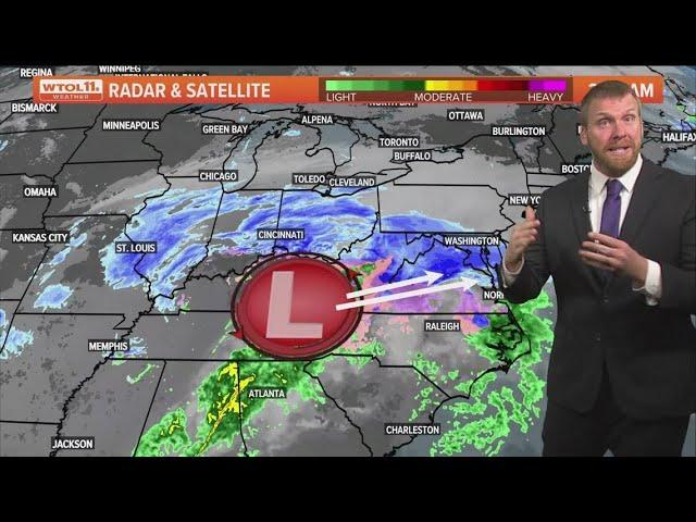 Cold, breezy Monday to bring light snow showers | WTOL 11 Weather