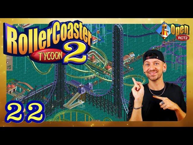 Roller Coaster Tycoon 2 - 22 - Glückssee - Teil 3 [German / Let's Play]