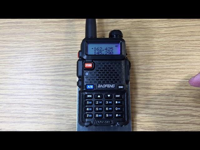 BaoFeng UV-5R Setting Frequency