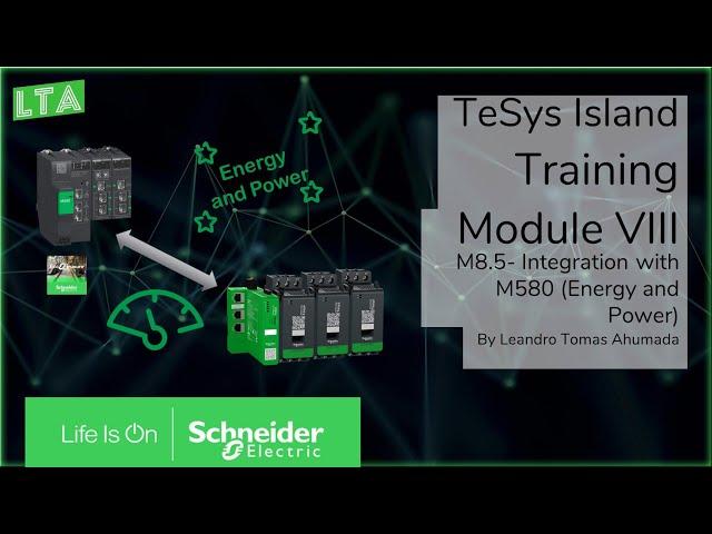 Training TeSys Island - M8.5 Integration with Modicon M580 (Energy and Power)