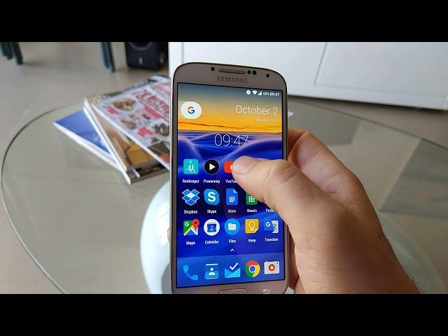 Samsung galaxy S4 with LineageOS 14.1 Android 7.1.2