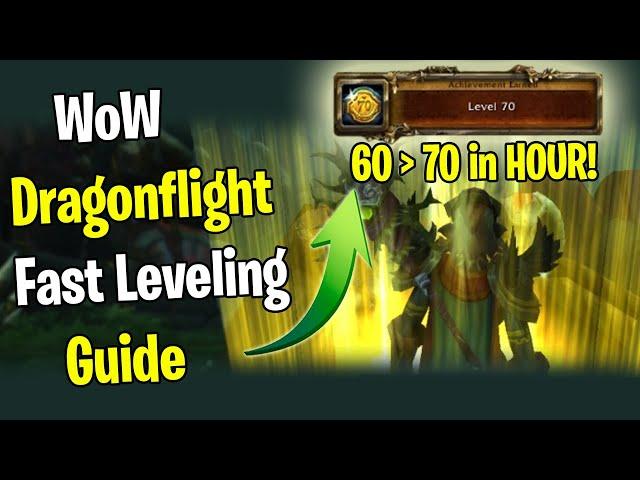 Dragonflight - Fastest way to level! From 1 to 70 level! EASY AND FAST Dragonflight Leveling Guide !