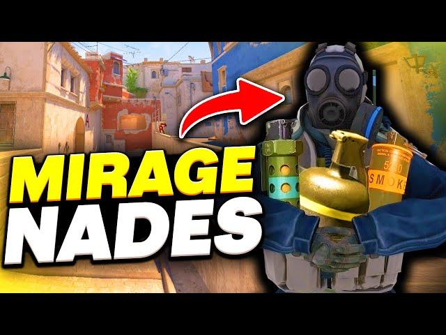 CS2 Mirage Nades That EVERYONE SHOULD KNOW!