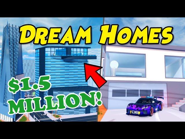 Jailbreak DREAM HOMES is Here! Penthouse Worth 1.5 Million? Code, New Vaults (Roblox Jailbreak)