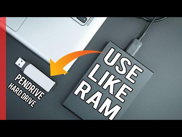 How To Increase RAM Using DRIVE In Windows! Use Drive as RAM (Windows 10/8/7)