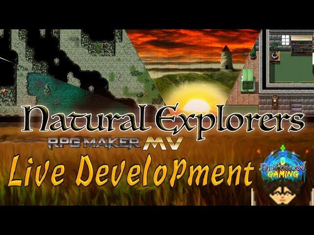 Live Gamedev stream - Let's Make A Monster - Natural Explorers - RPG Maker MV