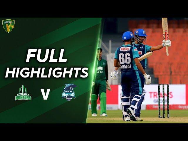 Full Highlights | Gwadar Sharks vs Hyderabad Hunters | Match 5 | PJL | MV2T