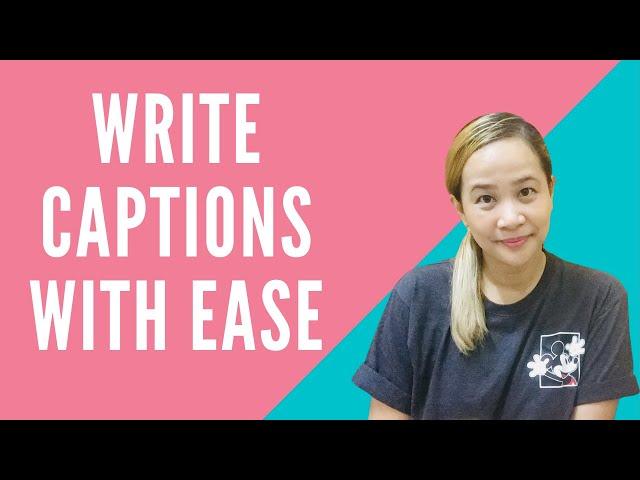 Social Media Captions | Caption Writing Examples | How To Write Instagram Captions