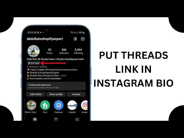 How To Put Threads Link In Instagram Bio | Add Threads Badge To Instagram | Show Threads Badge