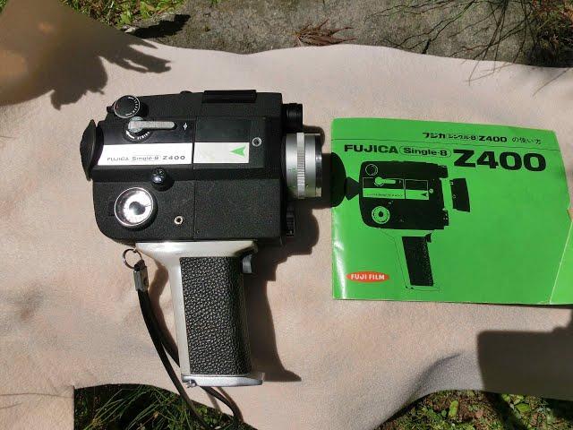 FUJICA Single-8 Z400 Main unit and Japanese Manual