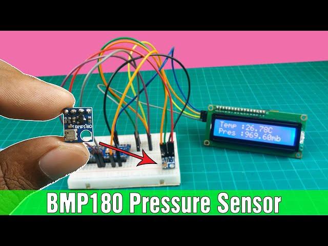 BMP180 pressure sensor Arduino tutorial | Step by step instructions [Code & Circuit diagram]