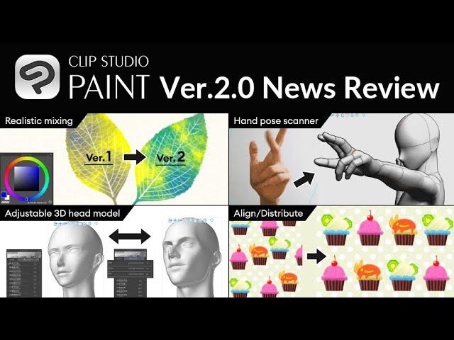 Going over Clip Studio Paint Version 2.0 news with Celsys Staff