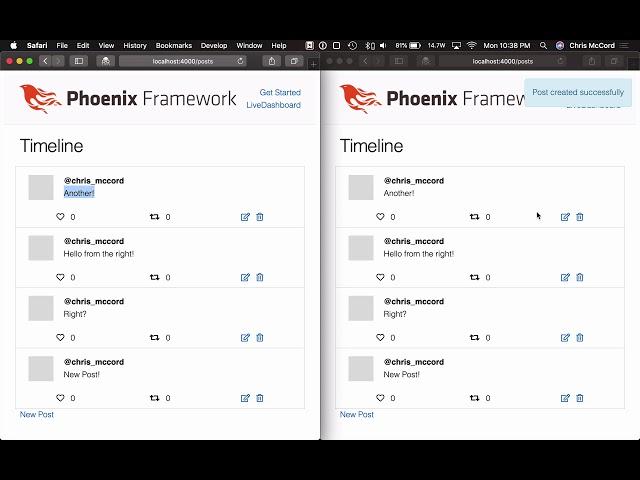 Build a real-time Twitter clone in 15 minutes with LiveView and Phoenix 1.5