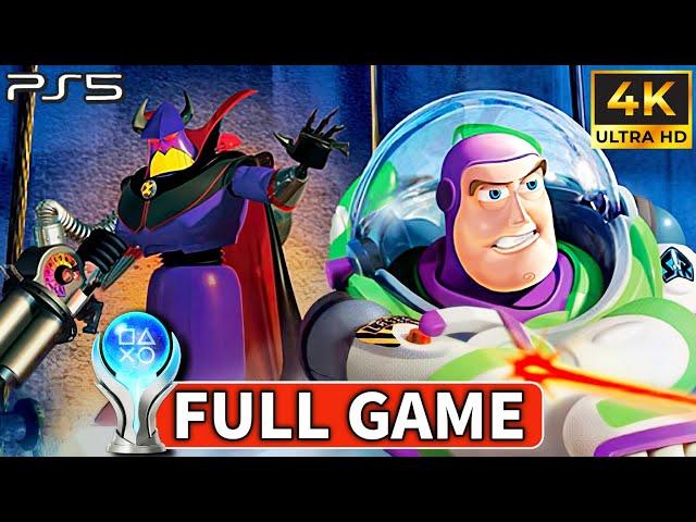 TOY STORY 2: BUZZ LIGHTYEAR TO THE RESCUE Full Game 100% Platinum Walkthrough (PS5 4k)