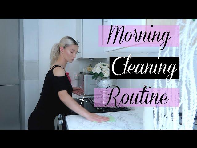 DAILY MORNING CLEANING ROUTINE | CLEAN WITH ME | SPEED CLEAN | CLEANING MOTIVATION