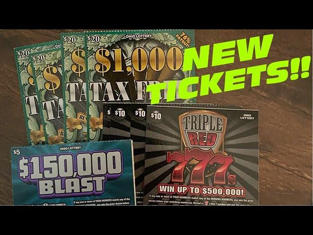 NEW!! $5, $10 and $20 OHIO LOTTERY SCRATCH OFFS!!