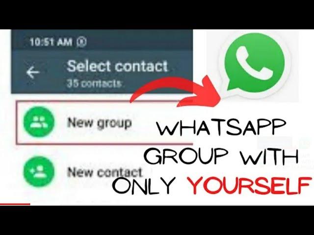 how to create whatsapp group without adding contacts | how to make whatsapp group with only yourself