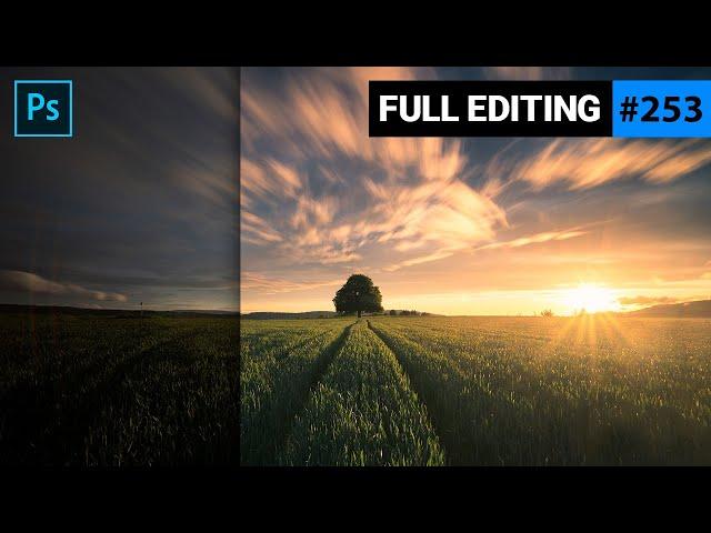 Adding Dramatic Sunset Colours in Adobe Photoshop | QE #253