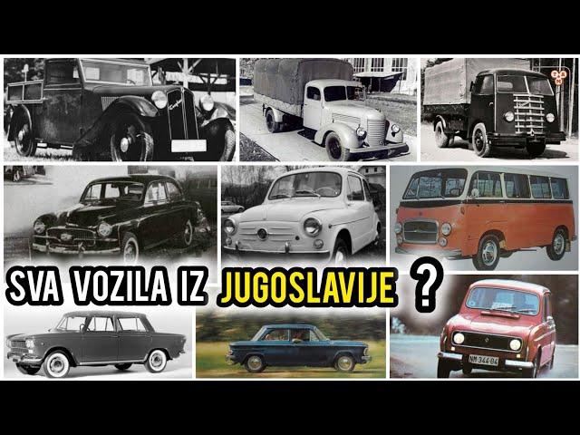 Automobilska Industrija - Koja su vozila izlazila iz Jugoslovenskih fabrika ?