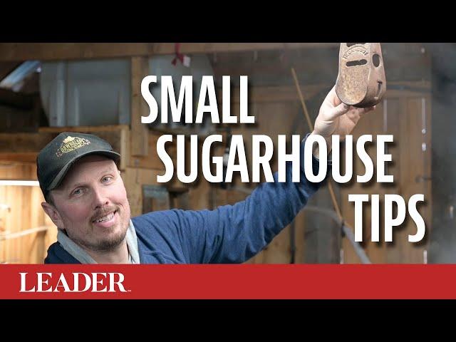 Small Sugarhouse Tips from Downslope