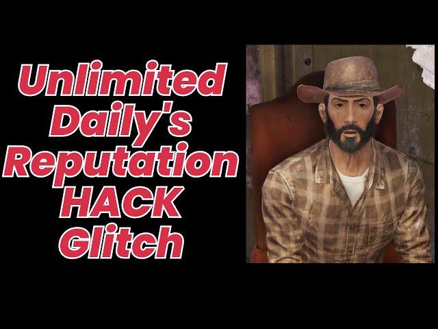 Hack Glitch Quick Daily Reputation Treasury Notes & Script #fallout76