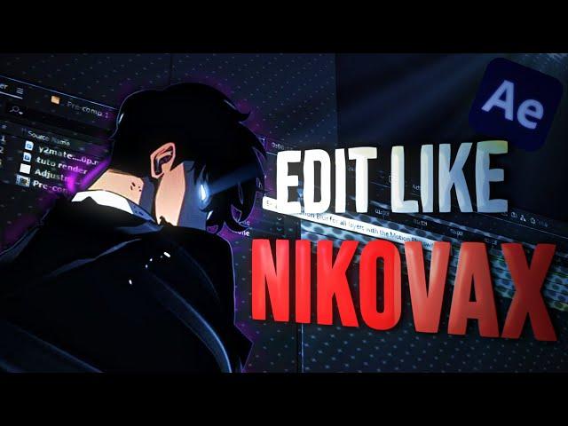 How to Edit like Nikovax Easily in 30 minutes!