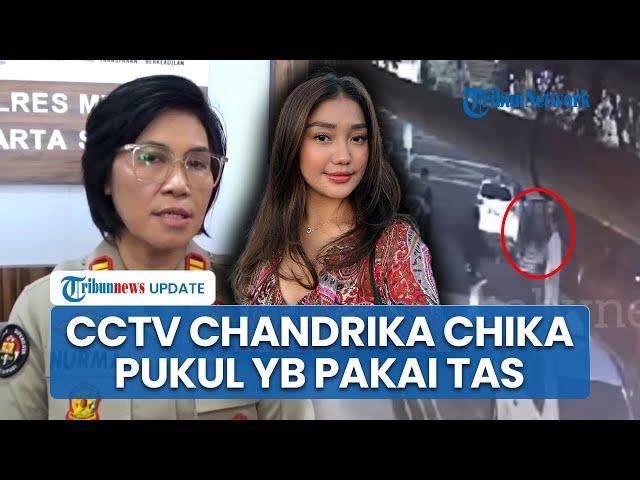 CCTV Detik-detik Chandrika Chika Aniaya Mahasiswi, Pukul Pakai Tas & Tendang Korban di SCBD