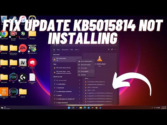 How to Fix Update KB5015814 Not Installing on Windows 11