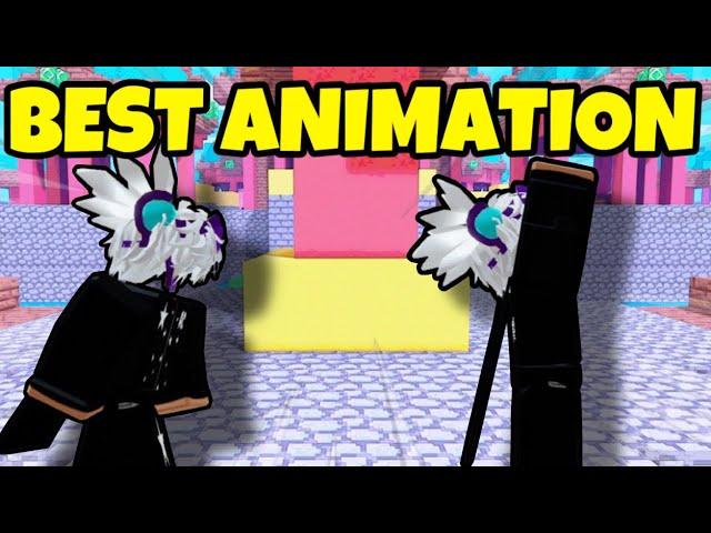 The BEST BUDGET Animation Combo For Roblox Bedwars...