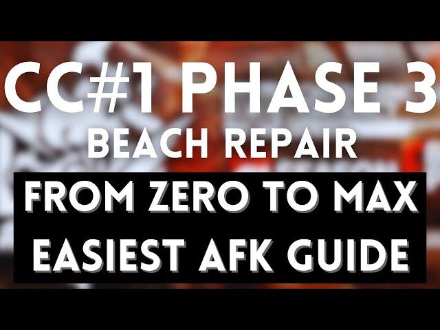 Beach Repair One Clear All Mission! CC#1 Phase 3 Easiest AFK Guide 【 Arknights】