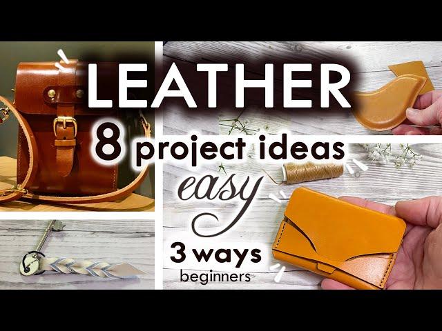 How To Start Leather Crafting - BEGINNERS LEATHER CRAFT - kit/minimal tools/laser