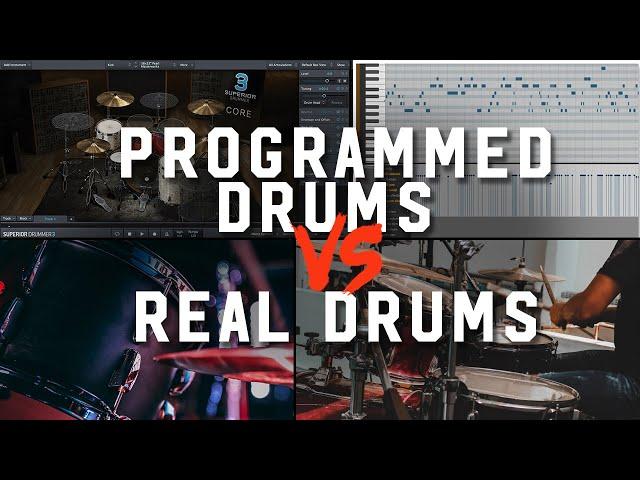 Programmed Drums vs Real Drums - The Ultimate Test!