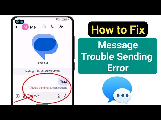 Trouble Sending Check Options Problem | Messages Trouble Sending Problem | Message Not Sent Problem