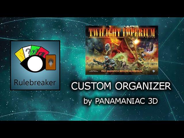 Panamaniac3D's Custom Organizer Review - Twilight Imperium 4th Edition