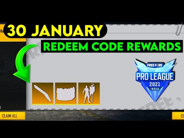 30 JANUARY FFPL REDEEM CODE REWARDS 