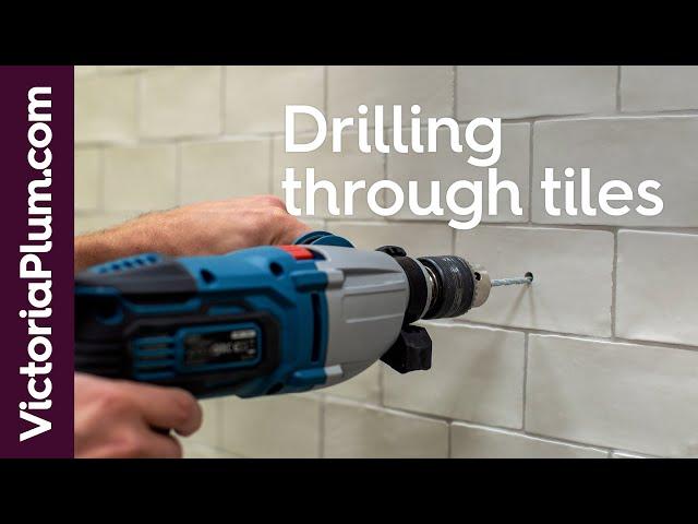 How to drill through tiles without cracking | Tiling tips from Victoria Plum